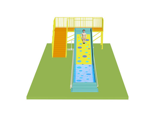 Scivolo per bambini, scivolo largo, scivolo acquatico per parco acquatico Materiale in fibra di vetro