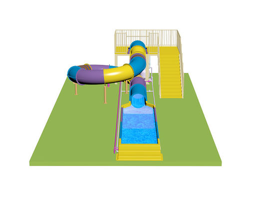 Disegni di scivolo per bambini Disegni d'acqua per parco acquatico Materiale in fibra di vetro