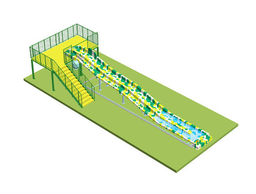 Slide d'acqua arcobaleno per bambini per parco acquatico