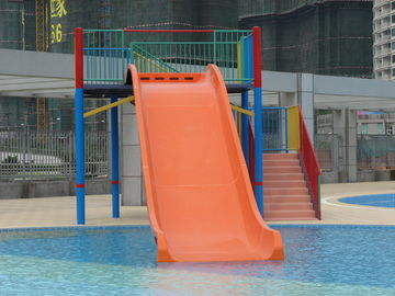 Acquascivolo dei bambini della vetroresina l'ampio, scorrevoli di altezza di 5.0m per il parco dell'acqua