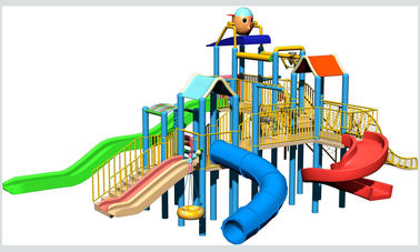 Sistema del campo da giuoco dell'acqua dei bambini della vetroresina dell'OEM, attrezzatura del gioco di piscina