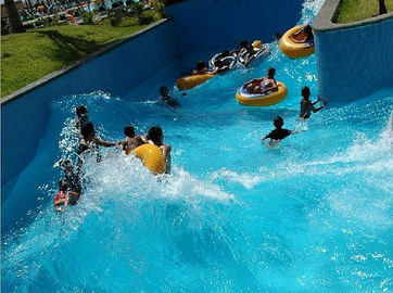Attrezzatura del parco dell'acqua della vetroresina per il fiume pigro dell'hotel, famiglia sulle vacanze estive nel parco dell'acqua