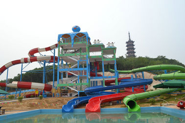 Progetto Waterpark di divertimento, scorrevole del parco dell'acqua di Theming dei bambini dell'attrezzatura del parco dell'acqua di Gaint