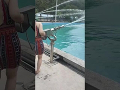 Attrezzature per parchi di spruzzatura personalizzate, pistola di spruzzatura in fibra di vetro con scivoli d' acqua fornitore SGS